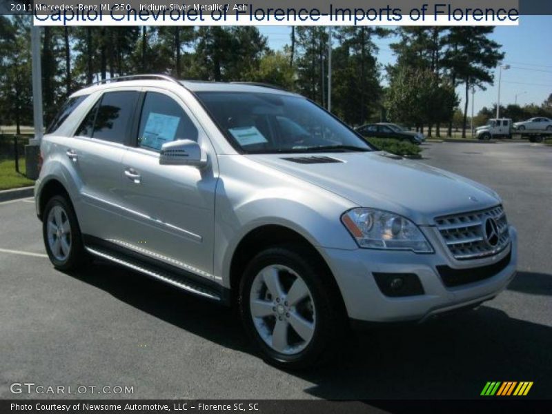 Iridium Silver Metallic / Ash 2011 Mercedes-Benz ML 350