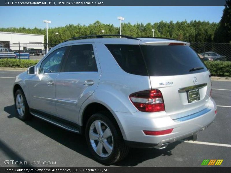 Iridium Silver Metallic / Ash 2011 Mercedes-Benz ML 350