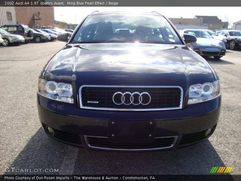 Ming Blue Pearl Effect / Beige 2002 Audi A4 1.8T quattro Avant