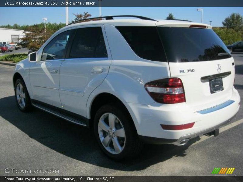Arctic White / Black 2011 Mercedes-Benz ML 350