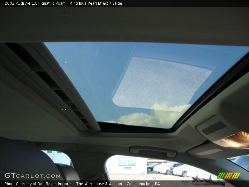 Sunroof of 2002 A4 1.8T quattro Avant