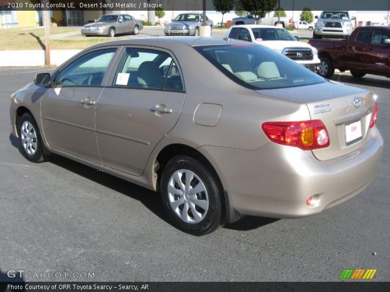 Desert Sand Metallic / Bisque 2010 Toyota Corolla LE