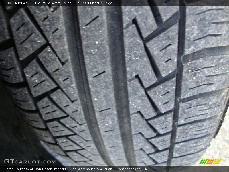 Ming Blue Pearl Effect / Beige 2002 Audi A4 1.8T quattro Avant
