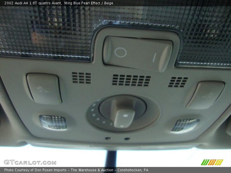 Controls of 2002 A4 1.8T quattro Avant