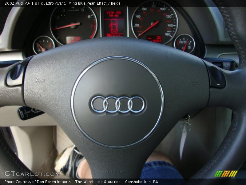 Ming Blue Pearl Effect / Beige 2002 Audi A4 1.8T quattro Avant