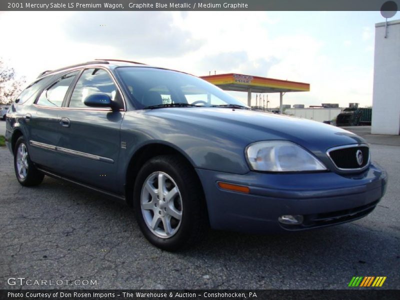 Graphite Blue Metallic / Medium Graphite 2001 Mercury Sable LS Premium Wagon
