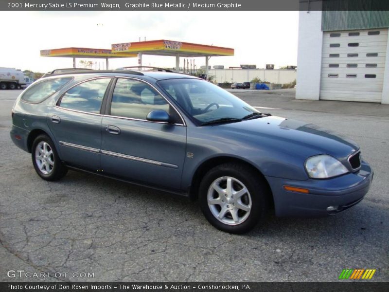 Graphite Blue Metallic / Medium Graphite 2001 Mercury Sable LS Premium Wagon