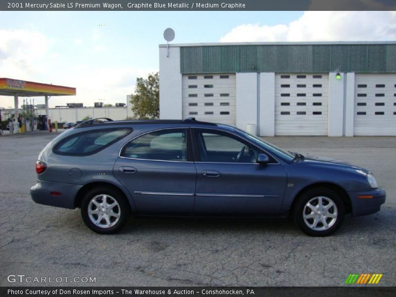 Graphite Blue Metallic / Medium Graphite 2001 Mercury Sable LS Premium Wagon
