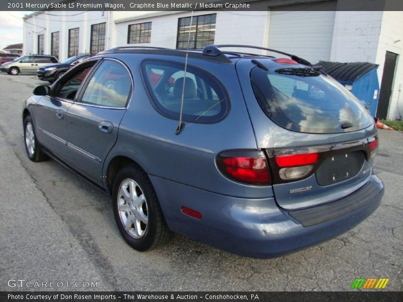 Graphite Blue Metallic / Medium Graphite 2001 Mercury Sable LS Premium Wagon