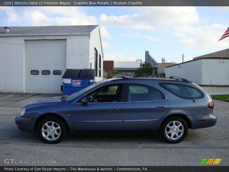 Graphite Blue Metallic / Medium Graphite 2001 Mercury Sable LS Premium Wagon