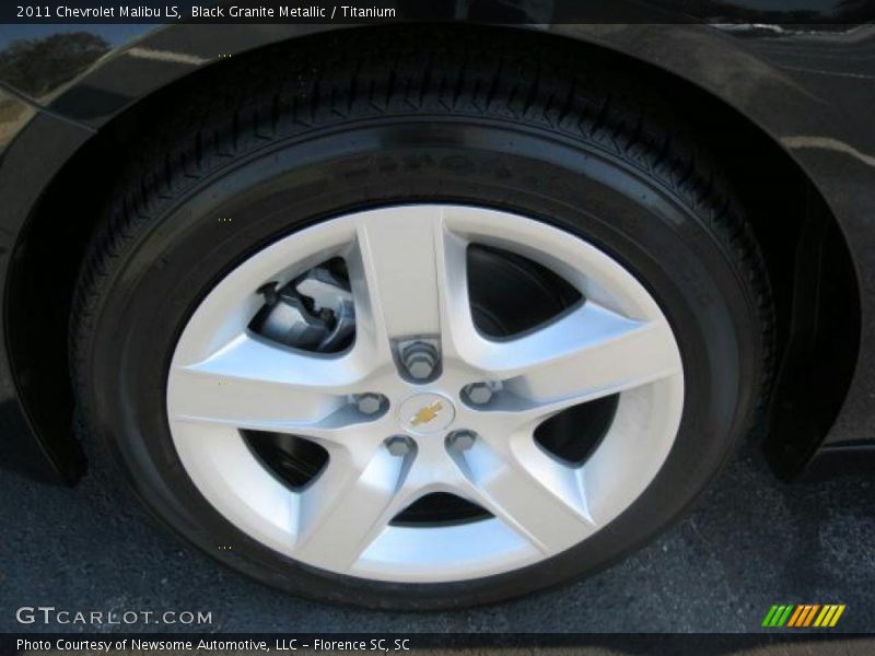 Black Granite Metallic / Titanium 2011 Chevrolet Malibu LS