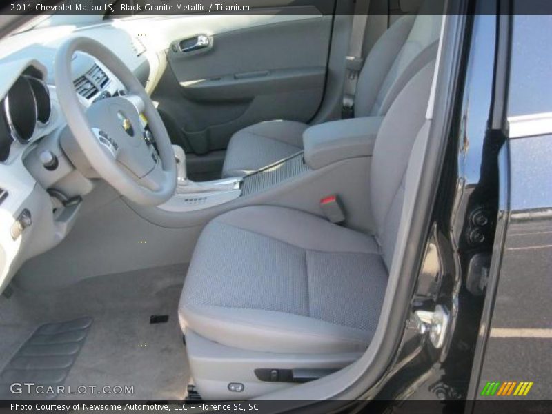Black Granite Metallic / Titanium 2011 Chevrolet Malibu LS