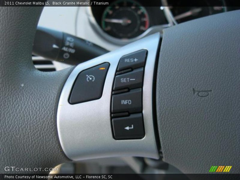 Black Granite Metallic / Titanium 2011 Chevrolet Malibu LS