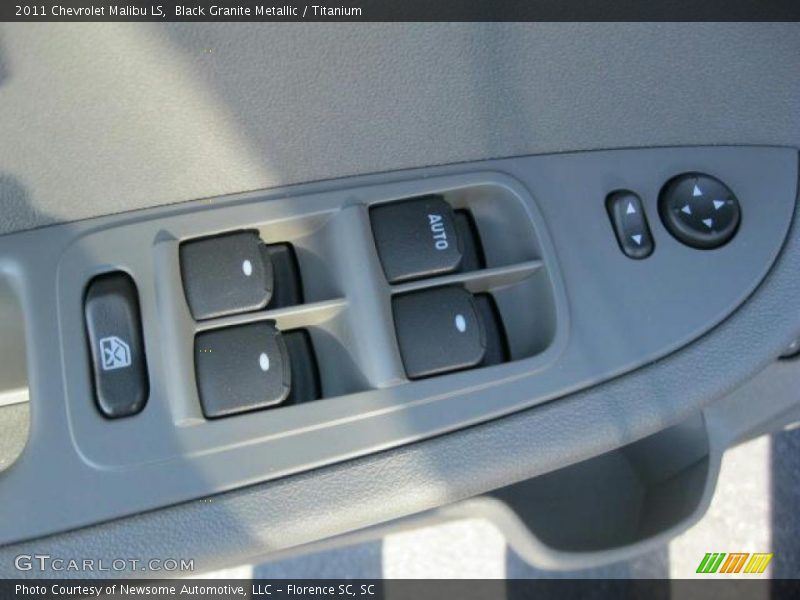 Black Granite Metallic / Titanium 2011 Chevrolet Malibu LS