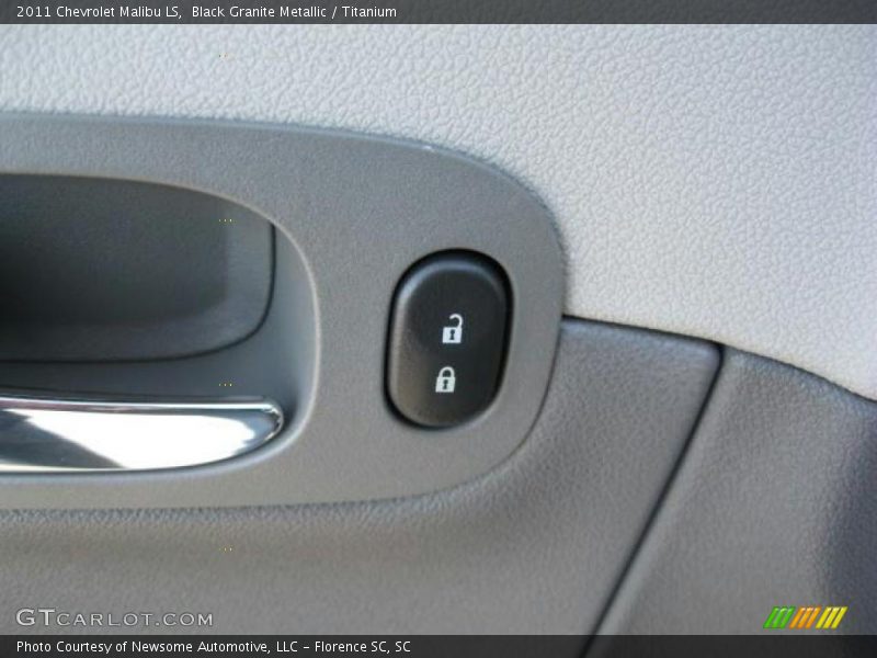 Black Granite Metallic / Titanium 2011 Chevrolet Malibu LS