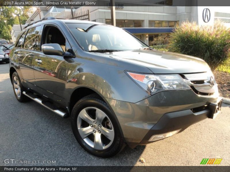Nimbus Gray Metallic / Ebony 2007 Acura MDX Sport