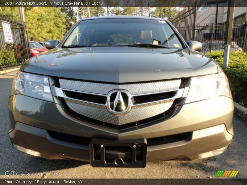 Nimbus Gray Metallic / Ebony 2007 Acura MDX Sport