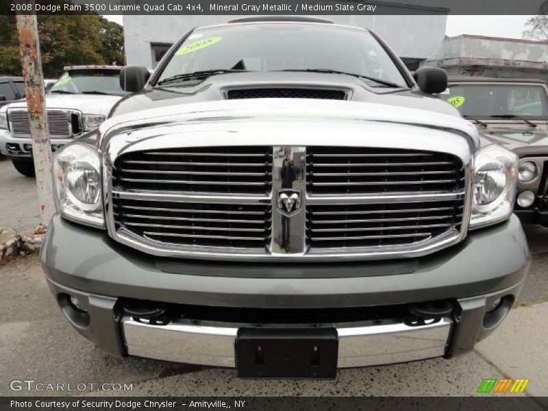 Mineral Gray Metallic / Medium Slate Gray 2008 Dodge Ram 3500 Laramie Quad Cab 4x4