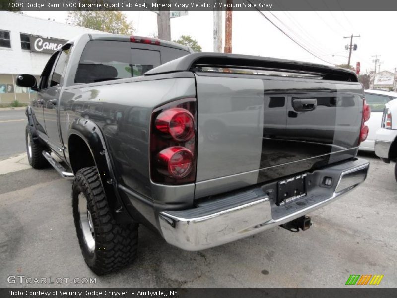 Mineral Gray Metallic / Medium Slate Gray 2008 Dodge Ram 3500 Laramie Quad Cab 4x4