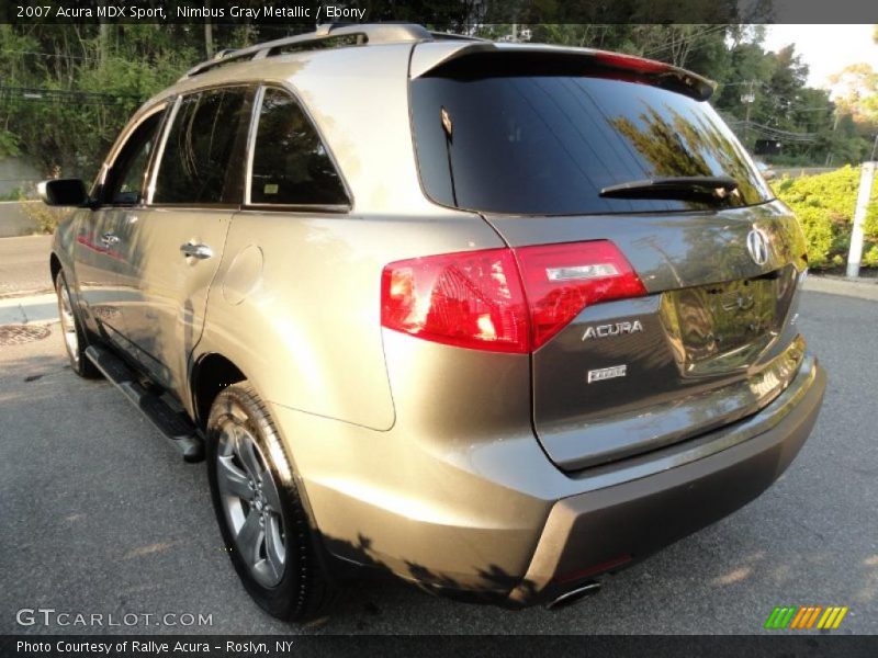 Nimbus Gray Metallic / Ebony 2007 Acura MDX Sport