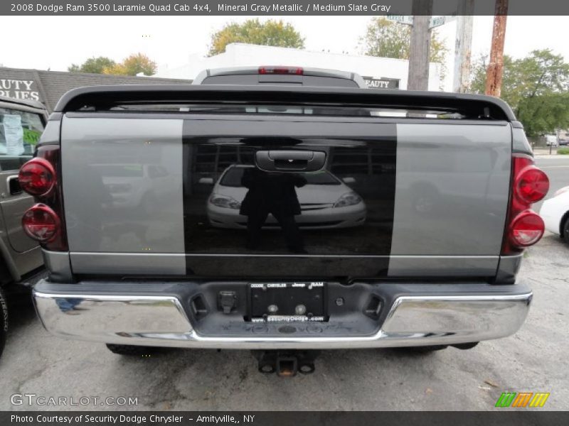 Mineral Gray Metallic / Medium Slate Gray 2008 Dodge Ram 3500 Laramie Quad Cab 4x4