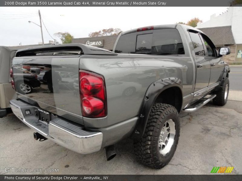 Mineral Gray Metallic / Medium Slate Gray 2008 Dodge Ram 3500 Laramie Quad Cab 4x4