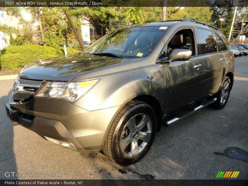 Nimbus Gray Metallic / Ebony 2007 Acura MDX Sport
