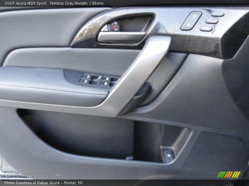 Nimbus Gray Metallic / Ebony 2007 Acura MDX Sport