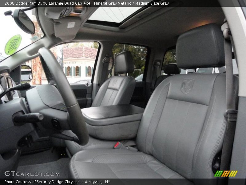  2008 Ram 3500 Laramie Quad Cab 4x4 Medium Slate Gray Interior