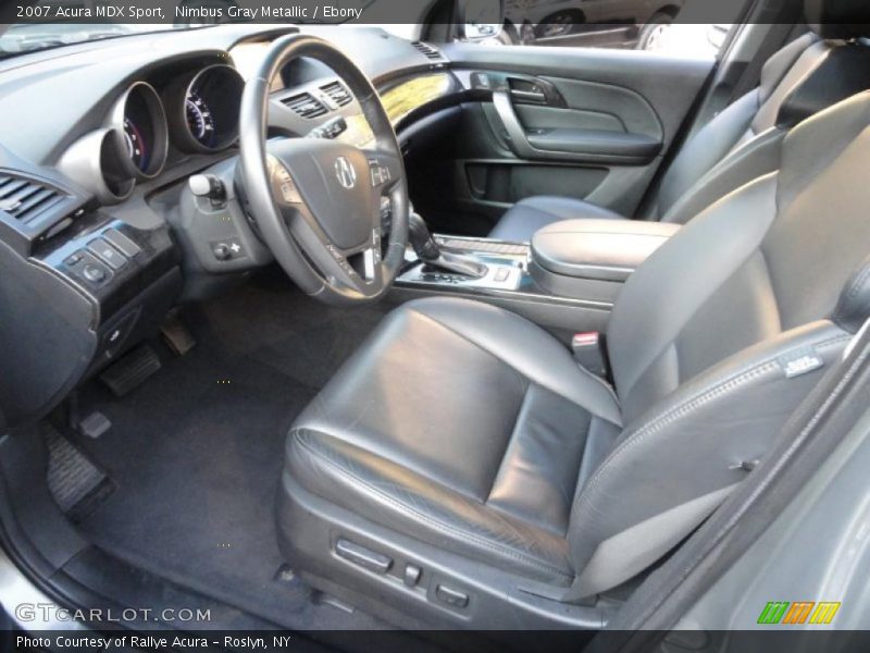 Nimbus Gray Metallic / Ebony 2007 Acura MDX Sport