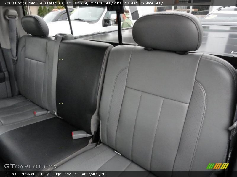  2008 Ram 3500 Laramie Quad Cab 4x4 Medium Slate Gray Interior