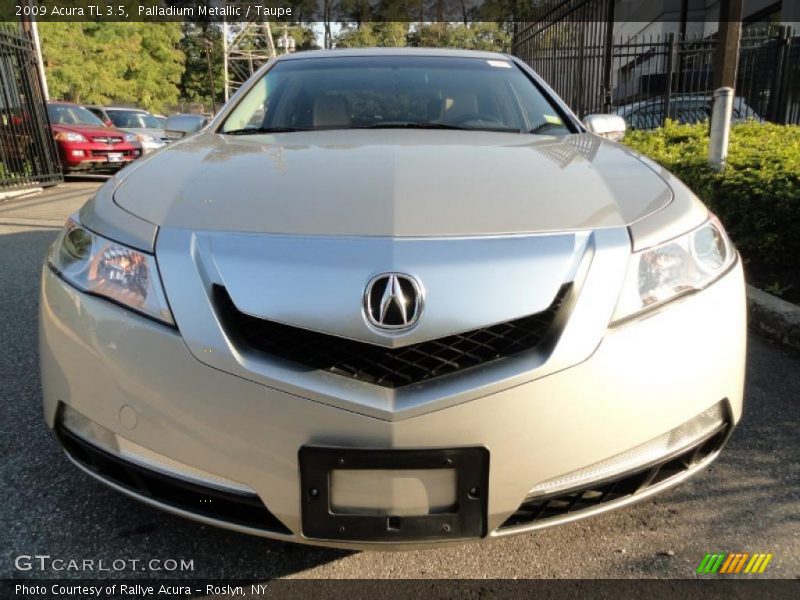 Palladium Metallic / Taupe 2009 Acura TL 3.5