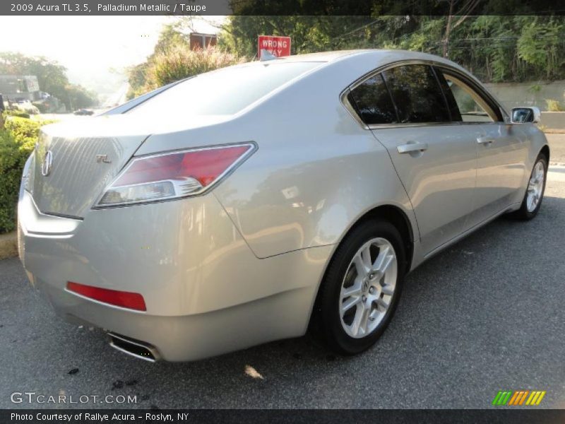 Palladium Metallic / Taupe 2009 Acura TL 3.5