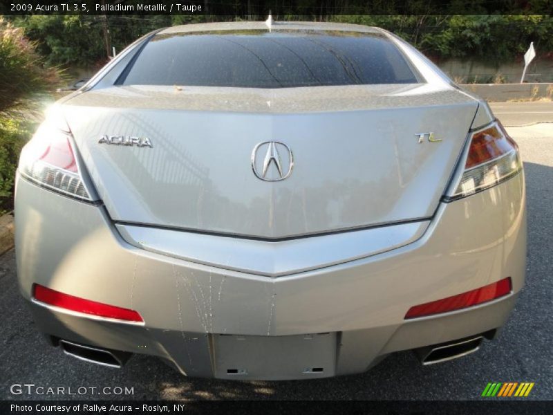 Palladium Metallic / Taupe 2009 Acura TL 3.5