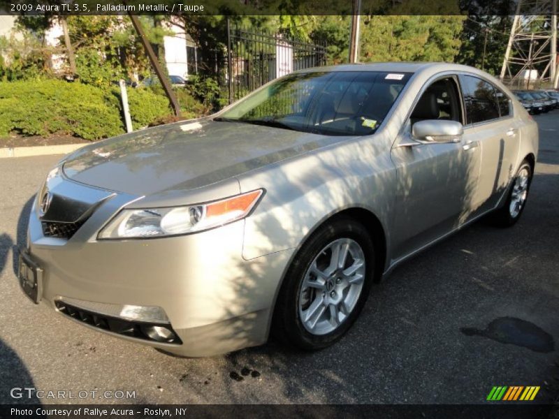 Palladium Metallic / Taupe 2009 Acura TL 3.5