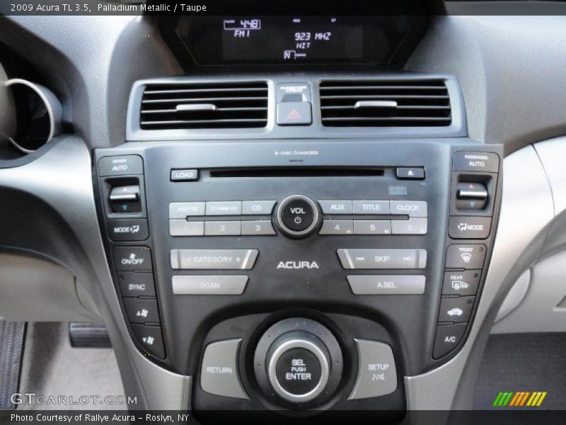 Controls of 2009 TL 3.5