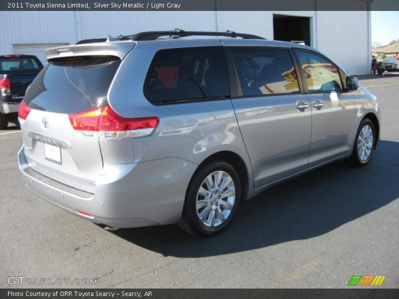 Silver Sky Metallic / Light Gray 2011 Toyota Sienna Limited