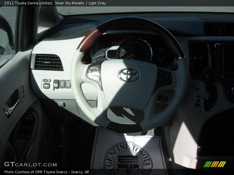 Silver Sky Metallic / Light Gray 2011 Toyota Sienna Limited