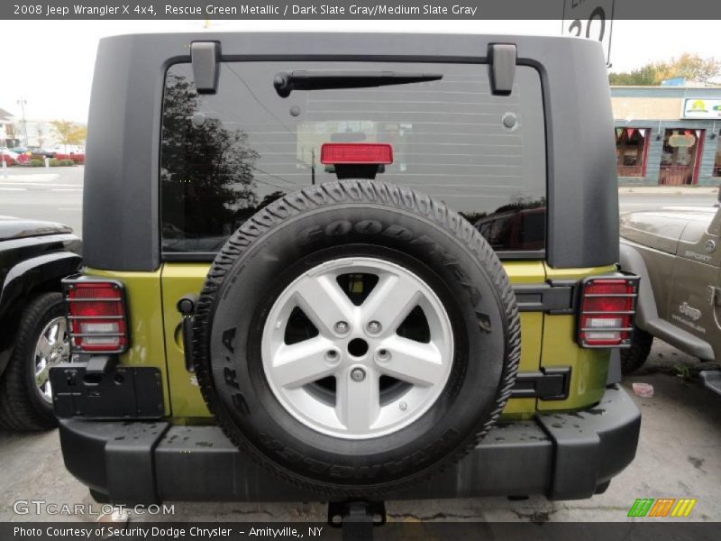 Rescue Green Metallic / Dark Slate Gray/Medium Slate Gray 2008 Jeep Wrangler X 4x4
