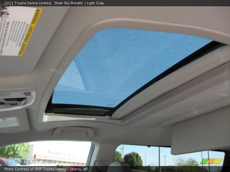 Silver Sky Metallic / Light Gray 2011 Toyota Sienna Limited