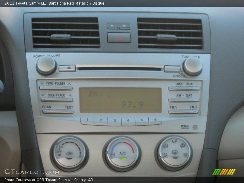 Barcelona Red Metallic / Bisque 2011 Toyota Camry LE