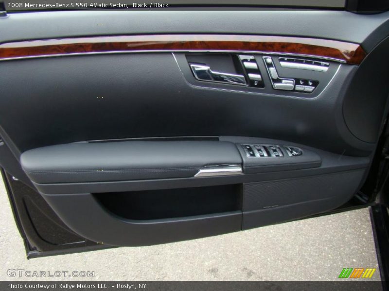 Black / Black 2008 Mercedes-Benz S 550 4Matic Sedan