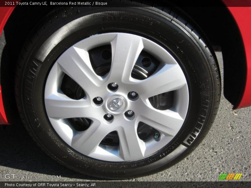 Barcelona Red Metallic / Bisque 2011 Toyota Camry LE