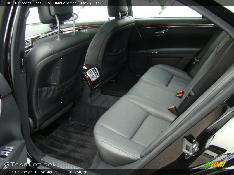 Black / Black 2008 Mercedes-Benz S 550 4Matic Sedan