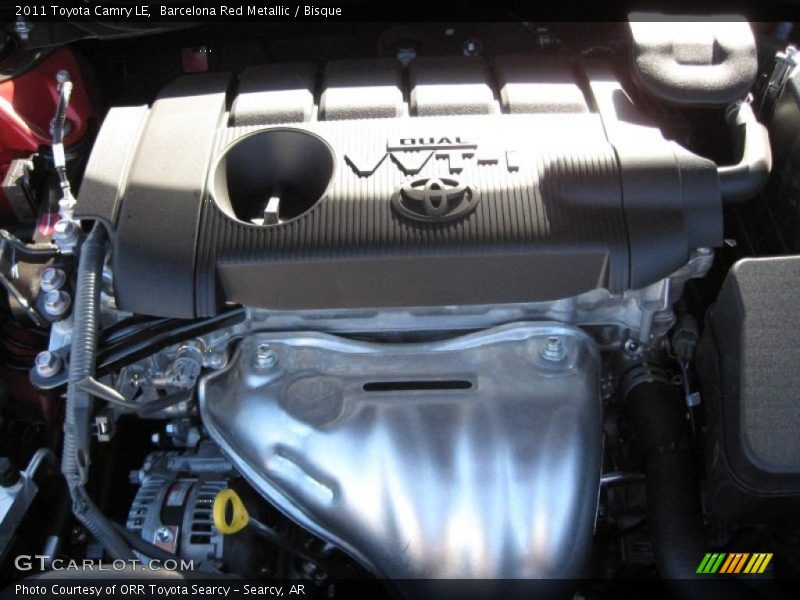 Barcelona Red Metallic / Bisque 2011 Toyota Camry LE