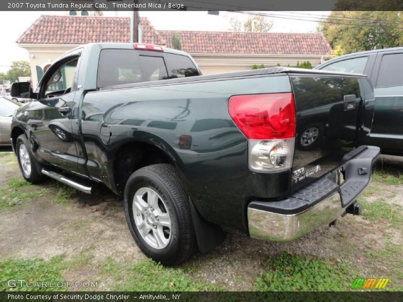 Timberland Mica / Beige 2007 Toyota Tundra Regular Cab