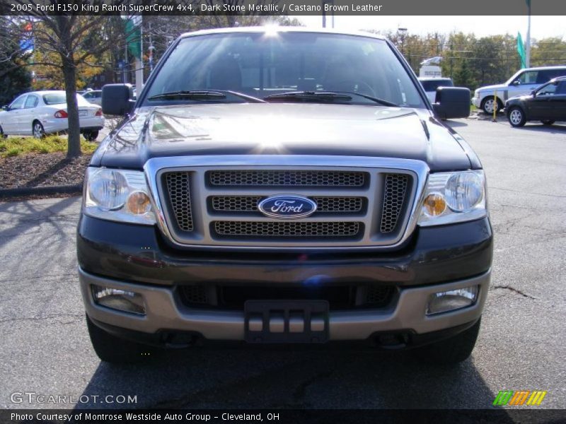 Dark Stone Metallic / Castano Brown Leather 2005 Ford F150 King Ranch SuperCrew 4x4