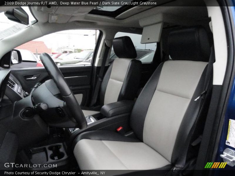  2009 Journey R/T AWD Dark Slate Gray/Light Graystone Interior