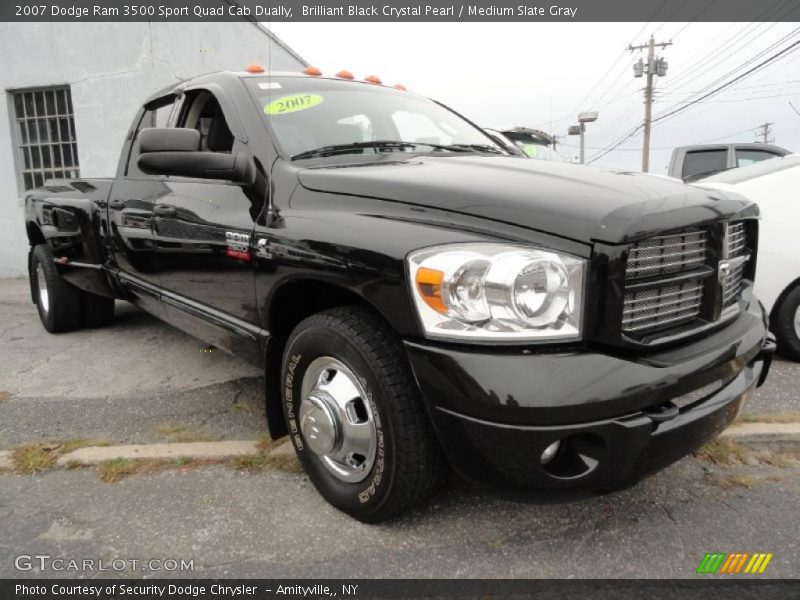Front 3/4 View of 2007 Ram 3500 Sport Quad Cab Dually