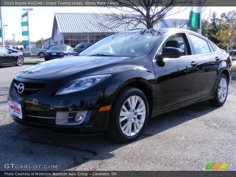 Ebony Black / Black 2010 Mazda MAZDA6 i Grand Touring Sedan